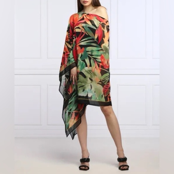 Lauren Ralph Lauren One Shoulder Tunic Cover-Up - Picture 2 of 7